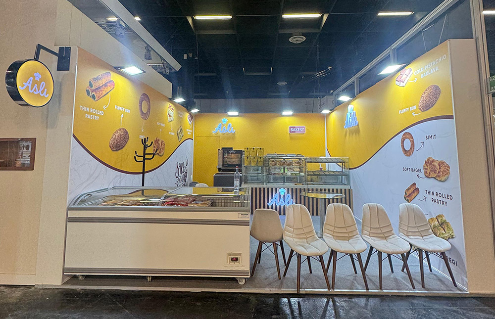 Aslı Börek Anuga 2025 Stand Tasarımı | TRN Expo - Fuar ve Stand Hizmetleri