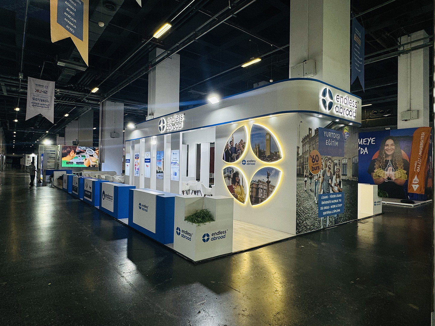 Endless Abroad Üniversite Tercih Günleri Fuar Standı - TRN Expo Projesi 1