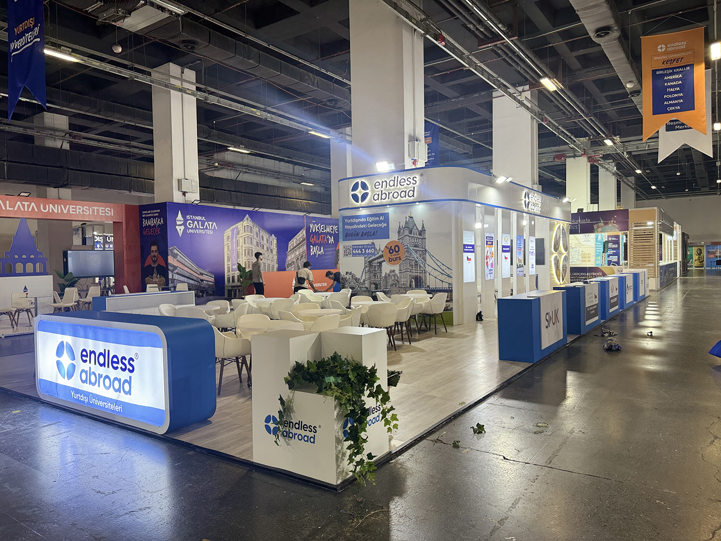Endless Abroad Üniversite Tercih Günleri Fuar Standı - TRN Expo Projesi 18