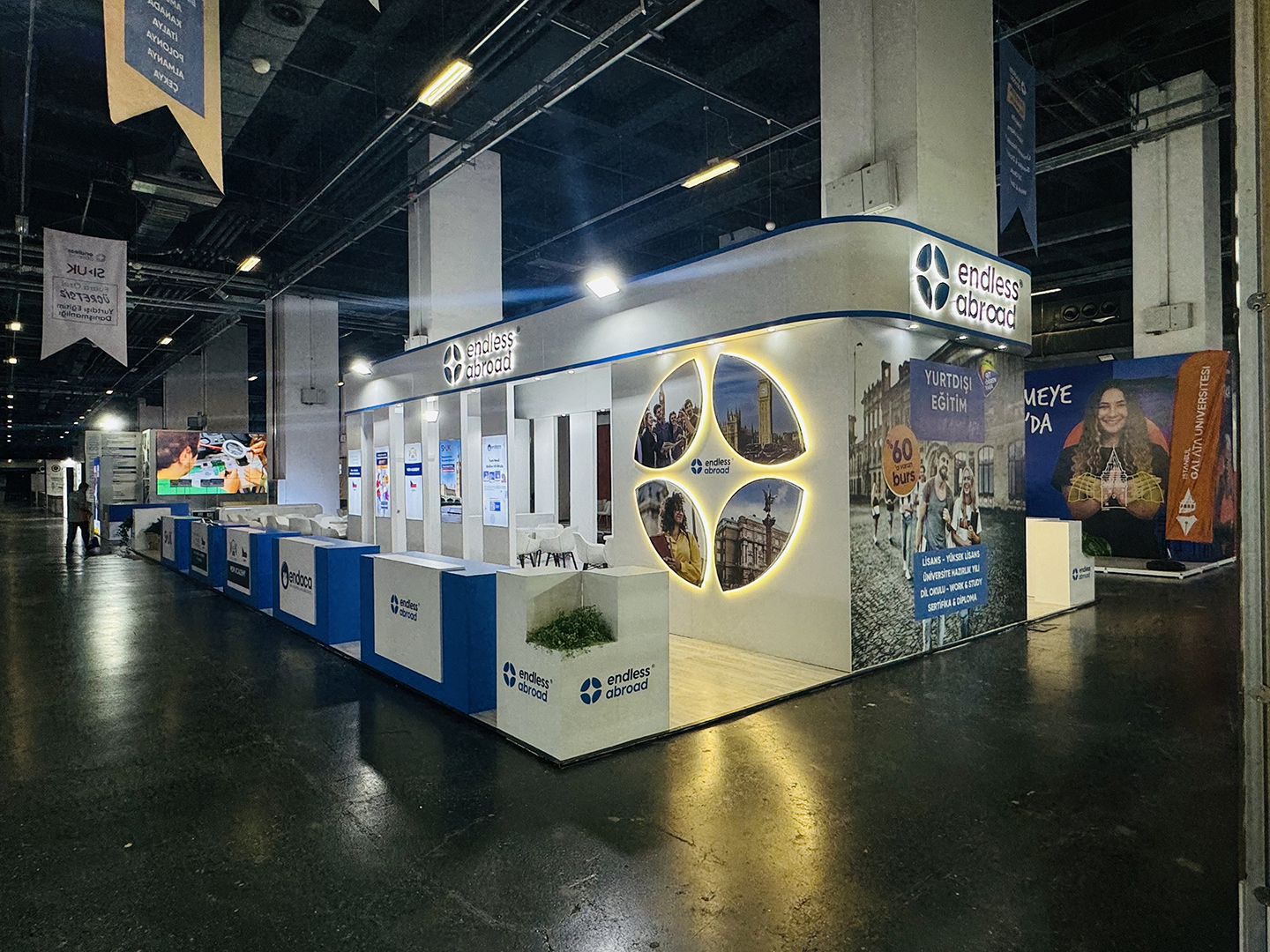 Endless Abroad Üniversite Tercih Günleri Fuar Standı - TRN Expo Projesi 2