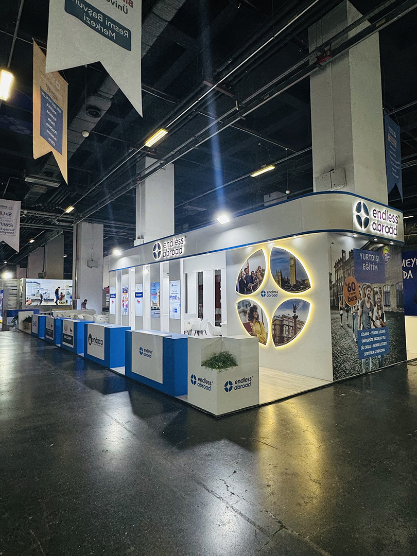Endless Abroad Üniversite Tercih Günleri Fuar Standı - TRN Expo Projesi 5