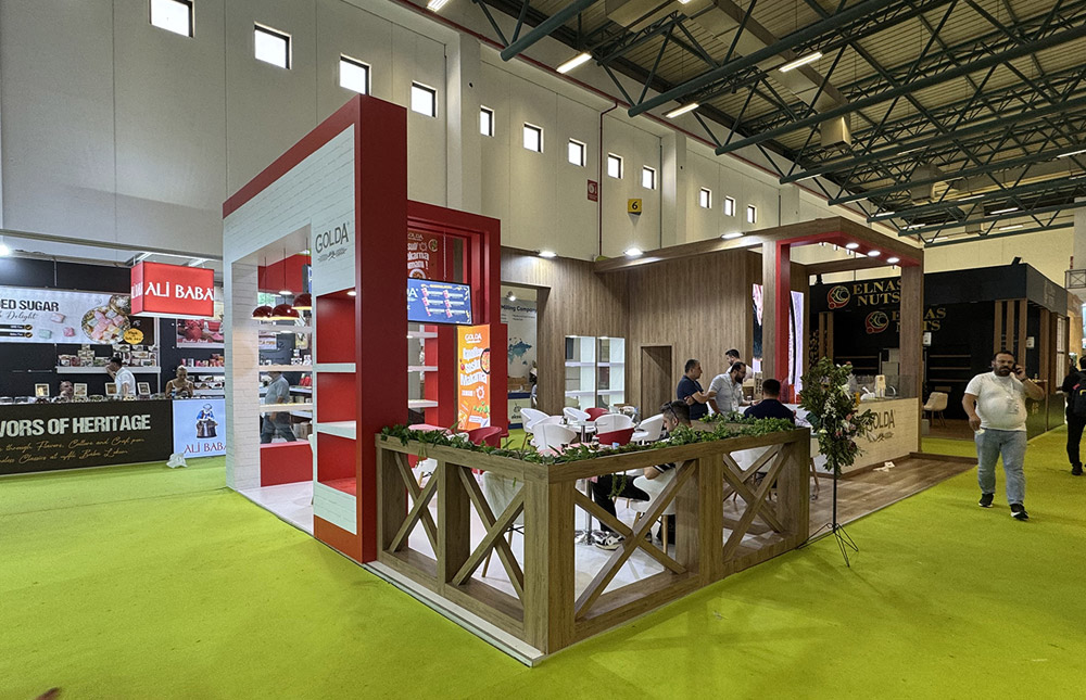 Golda Makarna World Food Stand Tasarımı | TRN Expo - Fuar ve Stand Hizmetleri