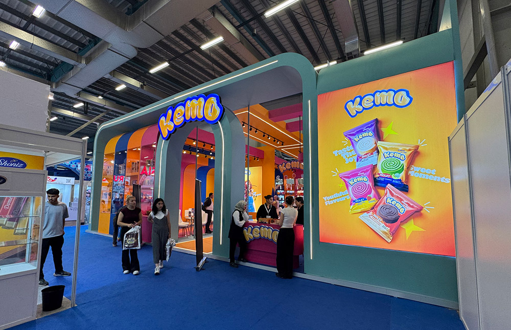 Kemo World Food Stand Tasarımı | TRN Expo - Fuar ve Stand Hizmetleri