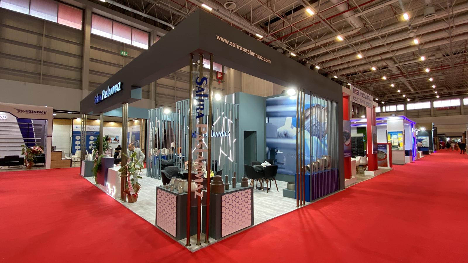 Sahra Paslanmaz Metal Expo Fuar Standı - TRN Expo Projesi 1