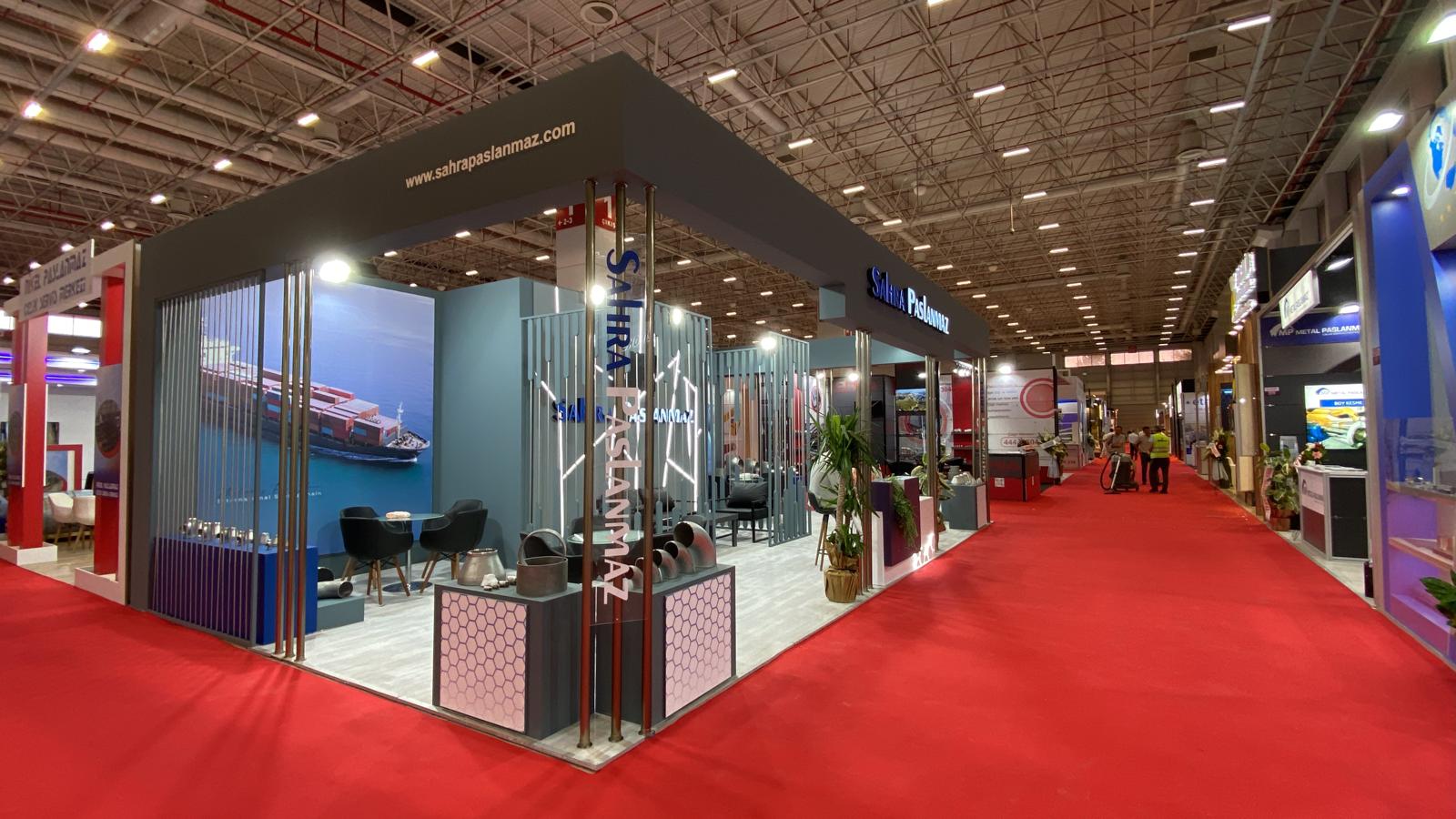 Sahra Paslanmaz Metal Expo Fuar Standı - TRN Expo Projesi 2