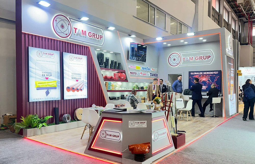 TAM Grup ATECK Fuarı Stand Tasarımı | TRN Expo - Fuar ve Stand Hizmetleri