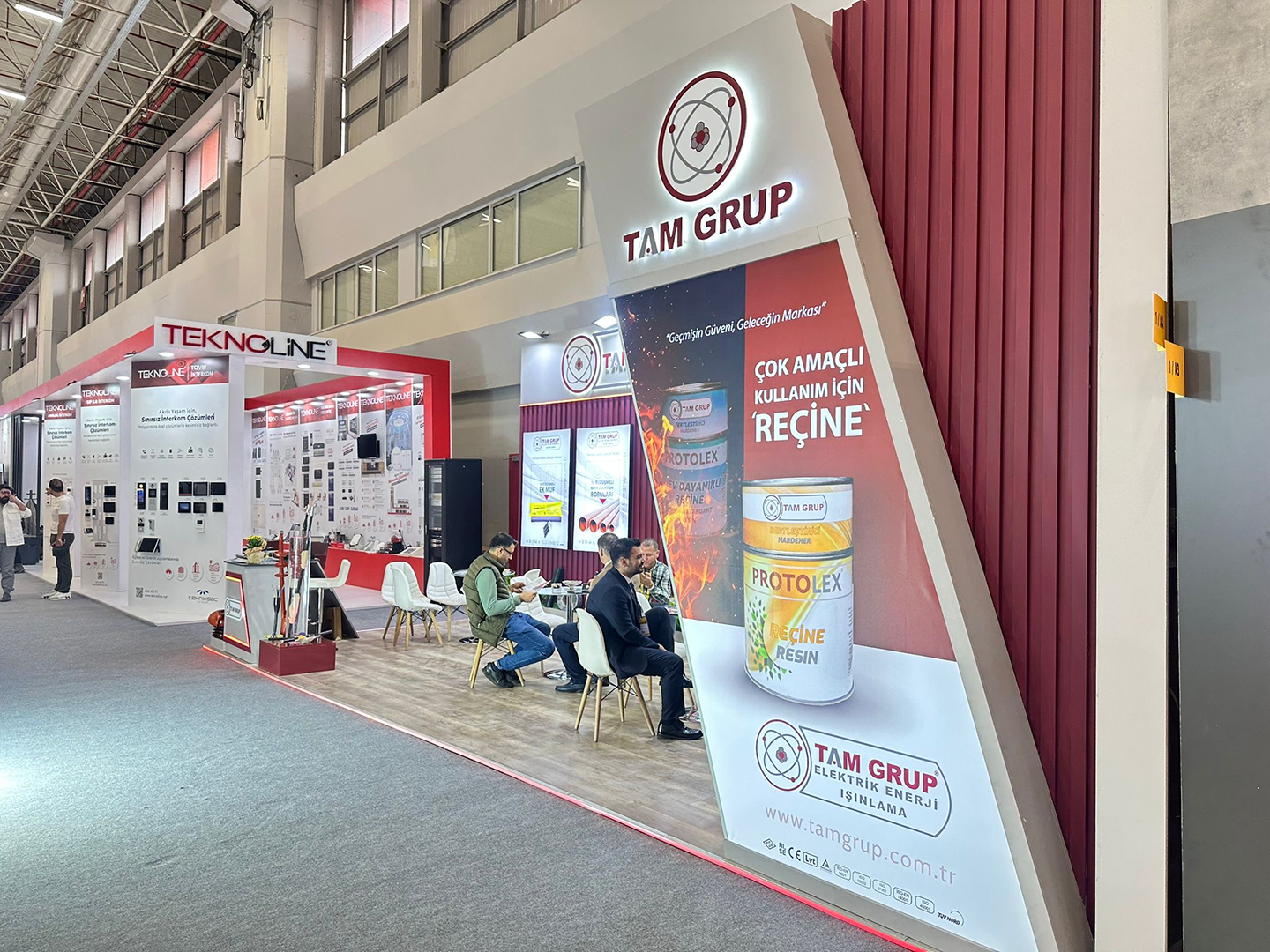 TAM Grup ATECK Fuarı Fuar Standı - TRN Expo Projesi 4
