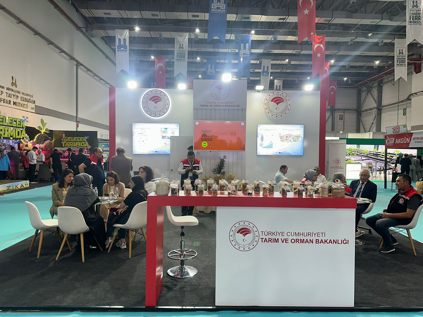 Tarım Bakanlığı Erzurum Kooperatif Fuarı Fuar Standı - TRN Expo Projesi 1