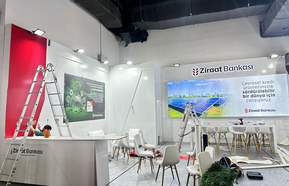 Ziraat Bankası Enerji Verimliliği Fuarı Stand Tasarımı | TRN Expo - Fuar ve Stand Hizmetleri