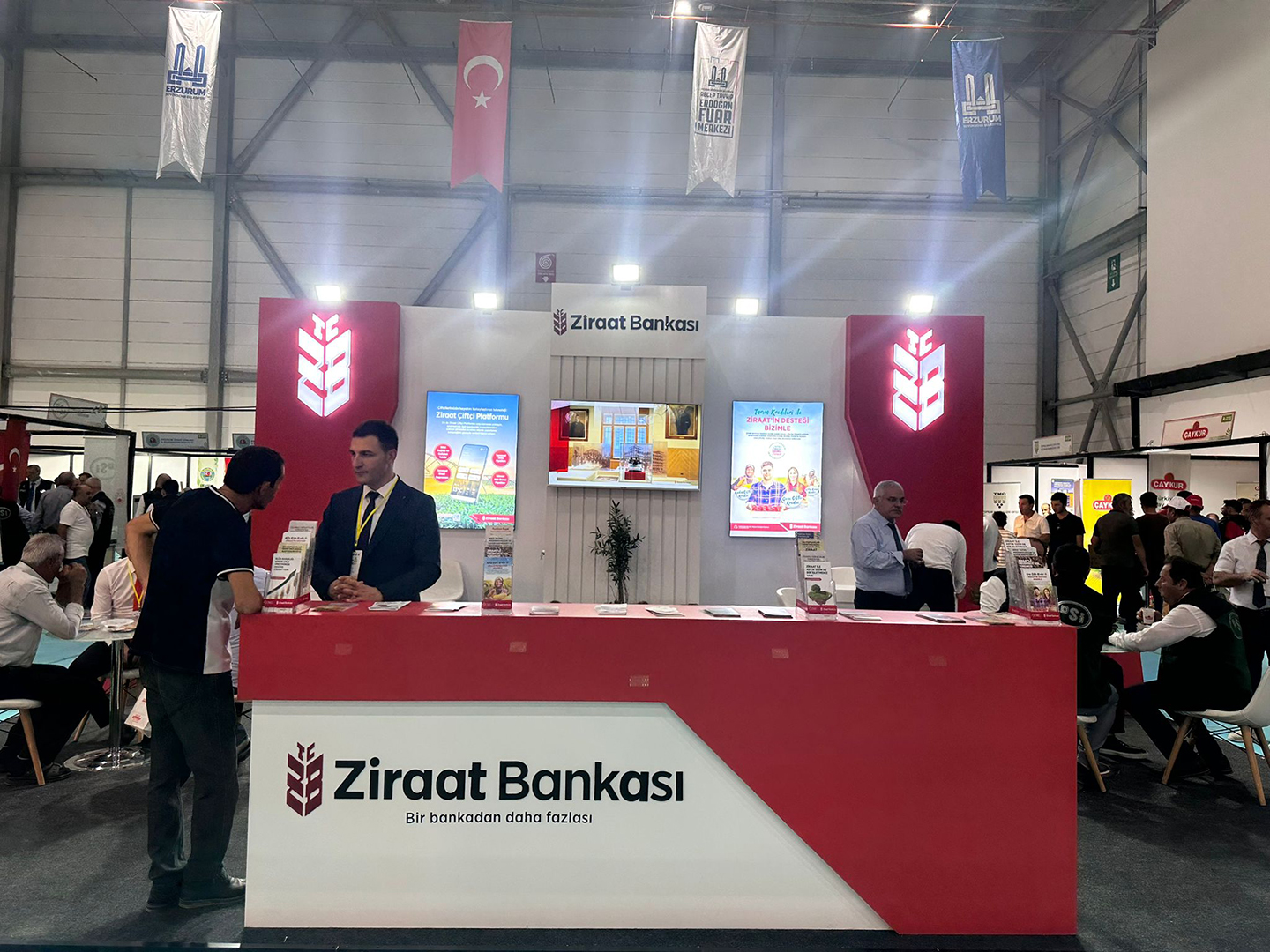 Ziraat Bankası Erzurum Kooperatif Fuarı Fuar Standı - TRN Expo Projesi 1
