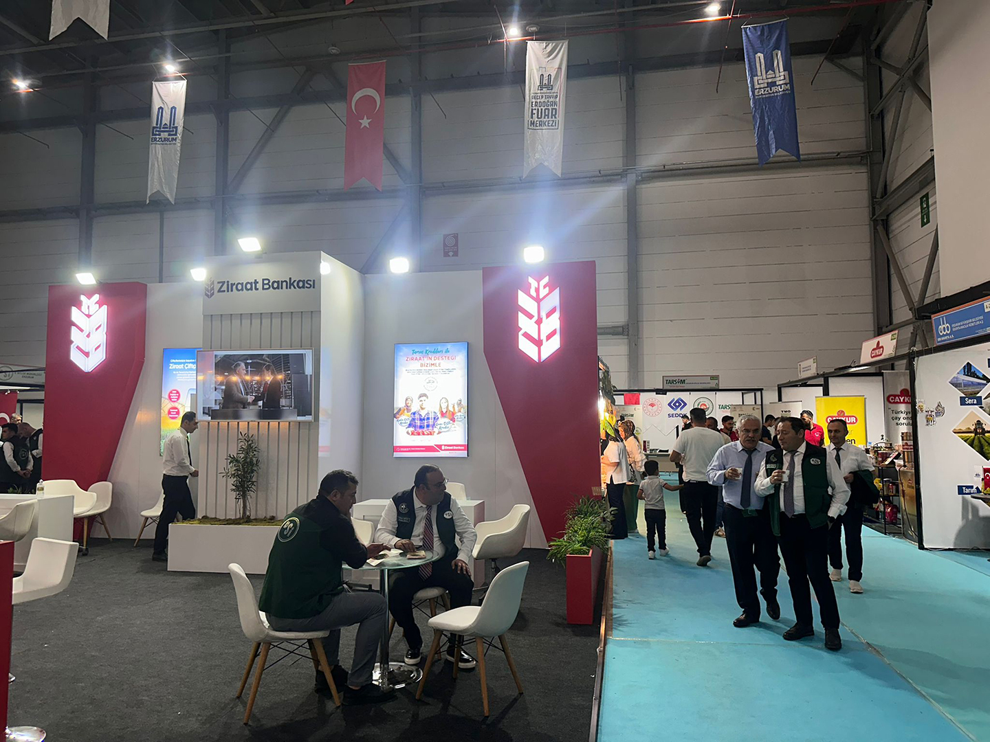 Ziraat Bankası Erzurum Kooperatif Fuarı Fuar Standı - TRN Expo Projesi 2