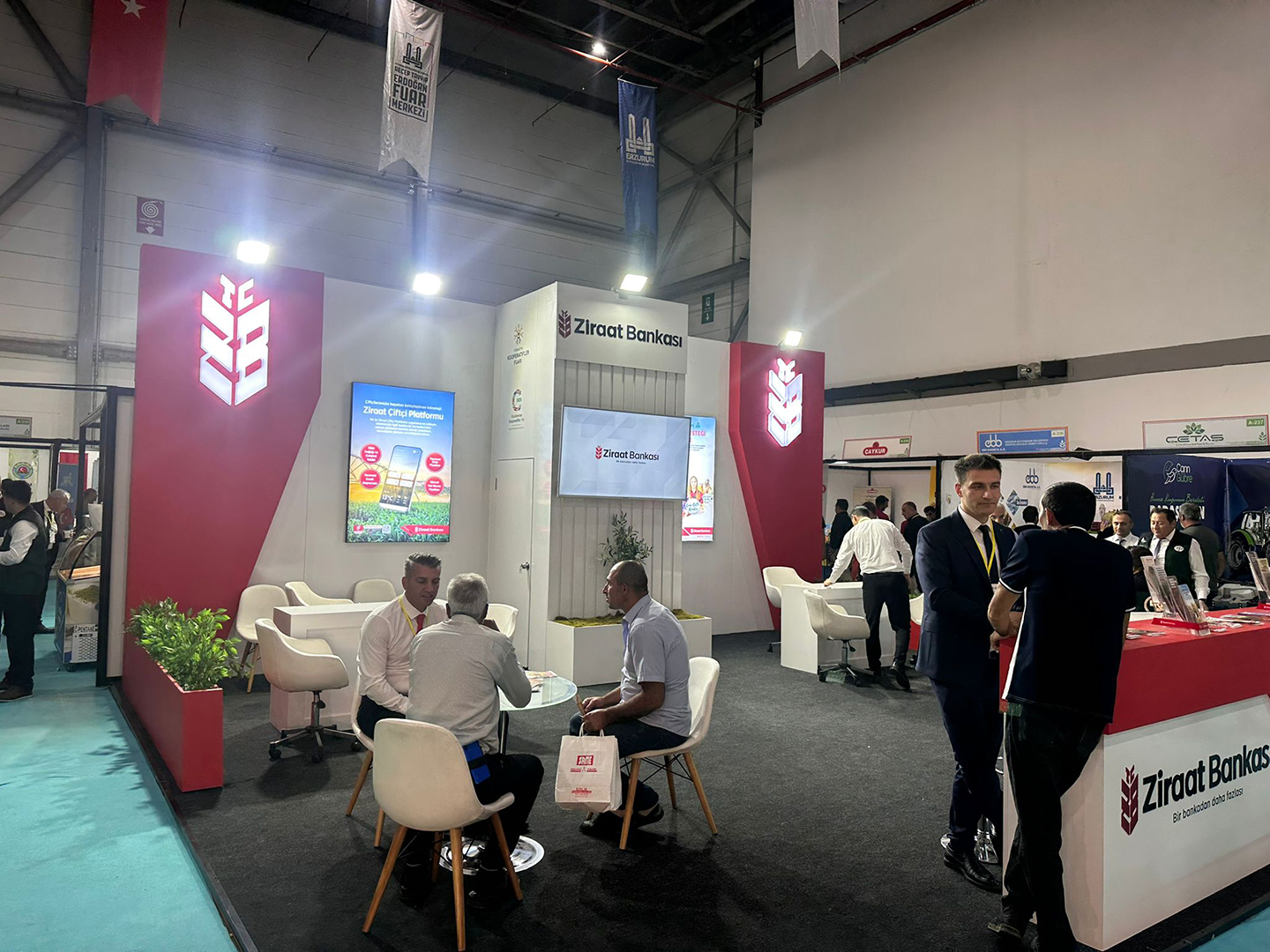 Ziraat Bankası Erzurum Kooperatif Fuarı Fuar Standı - TRN Expo Projesi 3
