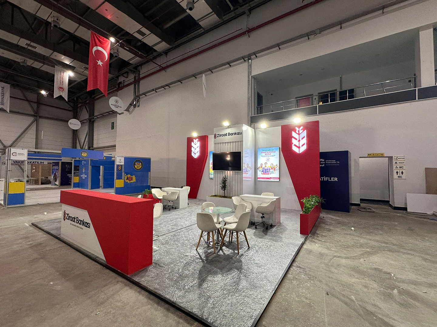Ziraat Bankası Erzurum Tarım Fuarı Fuar Standı - TRN Expo Projesi 1