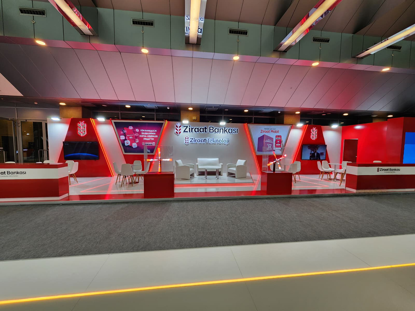 Ziraat Bankası İnovasyon Fuarı Fuar Standı - TRN Expo Projesi 1