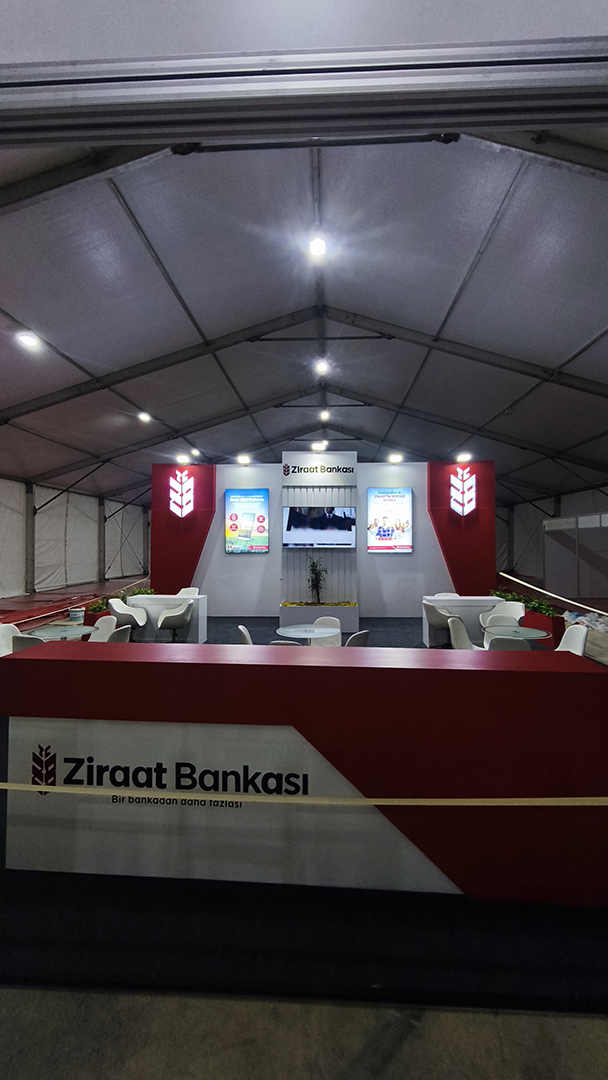 Ziraat Bankası Kocaeli Tarım Fuarı Fuar Standı - TRN Expo Projesi 3