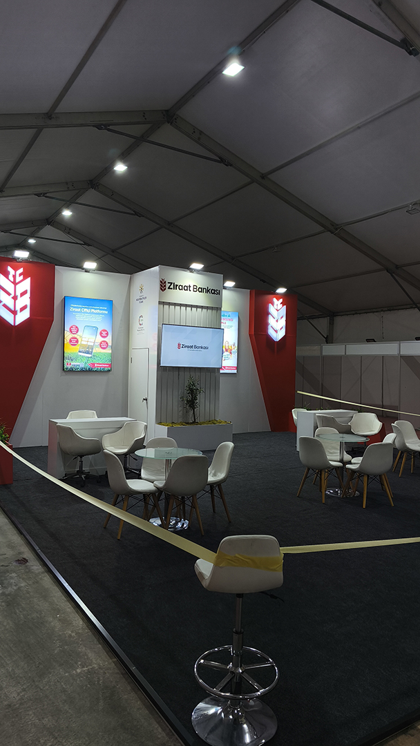 Ziraat Bankası Kocaeli Tarım Fuarı Fuar Standı - TRN Expo Projesi 4